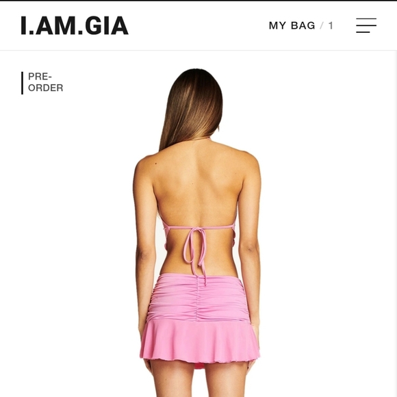 i am gia claudia skirt denim
